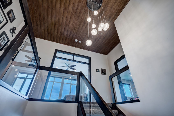stairwell ceiling planks