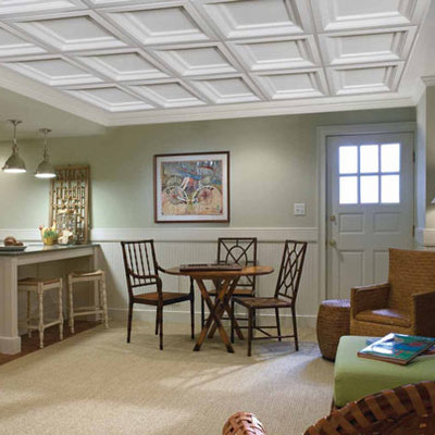 Coffered Suspended Ceiling Panels